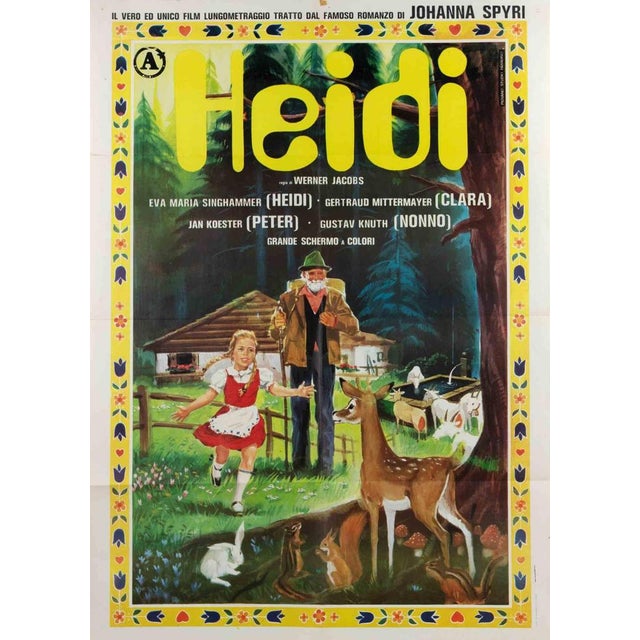 Vintage Poster Italian 2-Foglio (100 × 140 cm), Variety Film. Directed by Werner Jacobs, starring Eva Maria Singhammer,...