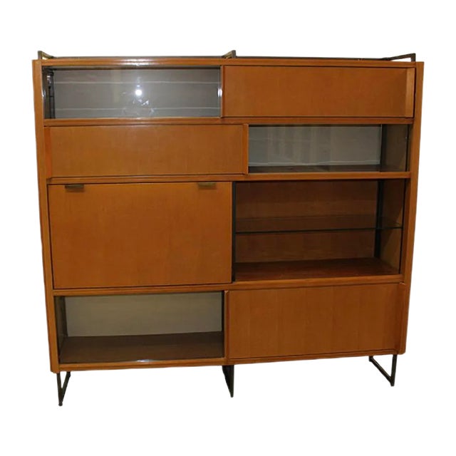 Bookcase with Secretaire by Georges Frydman for EFA, Circa 1960 For Sale