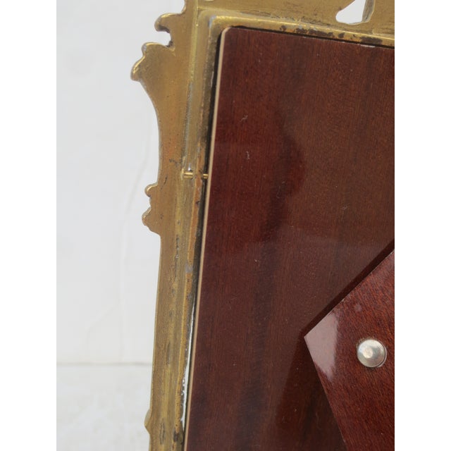 Antique Bronze Rocco Photo Frame For Sale In New York - Image 6 of 7