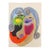1970s Mark Mynatt Abstract Arylic on Paper - Stepford Wife, Unframed For Sale