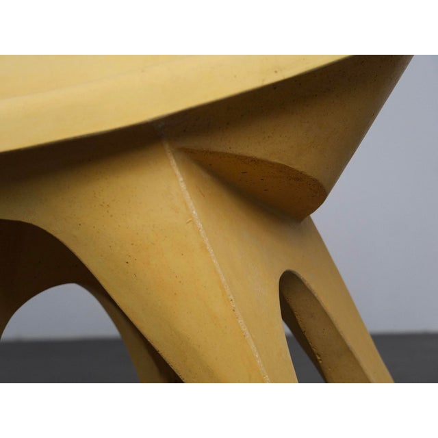 Yellow Sculptural Concrete Sphere Lounge Chairs, Italy, 1960s, Set of 2 For Sale - Image 8 of 11