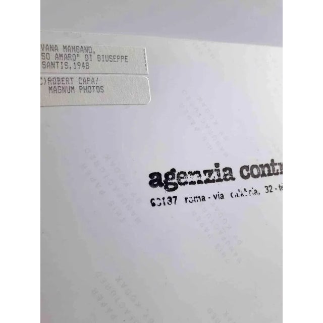 Vintage b/w photograph realized by Robert Capa in 1948. Copyright: Magnum Photos and Agenzia Contrasto. Excellent...