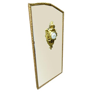 Antique Louis XVI Mirror with Cartel For Sale
