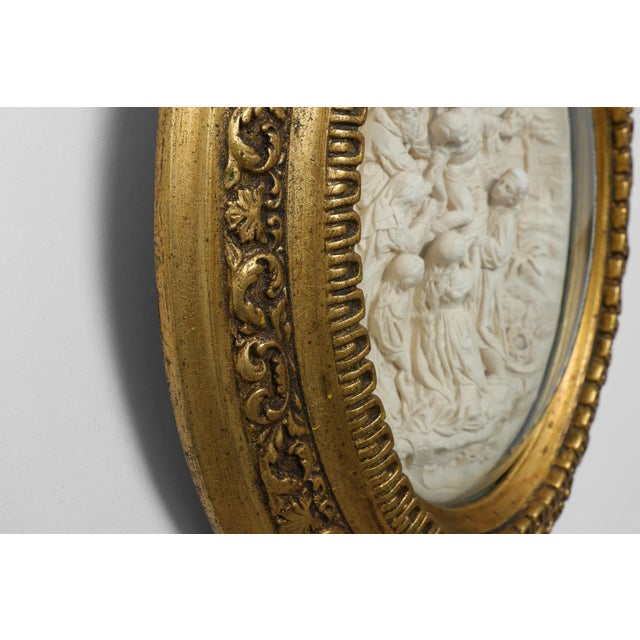 Sculpture Materials E. Cassier after Rubens, The Descent from the Cross Bas-Relief, 1800s, Pipe Clay For Sale - Image 7 of 9