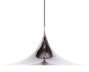 Semi Trumpet Pendant in Chrome by Claus Bonderup and Torsten Thorup