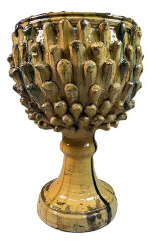Italian Ceramic Plant Stand by Rocco Condurso, 1980s