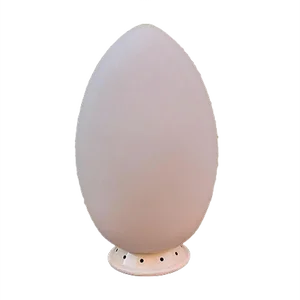 Opal Glass Model Egg Table Lamp by Ben Swildens for Fontana Arte, 1990s