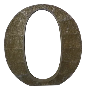 Large Industrial Letter O in Aluminum, 1960s