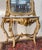 Louis XV Curved Console Table and Mirror in Gilded and Lacquered Wood For Sale - Image 9 of 10