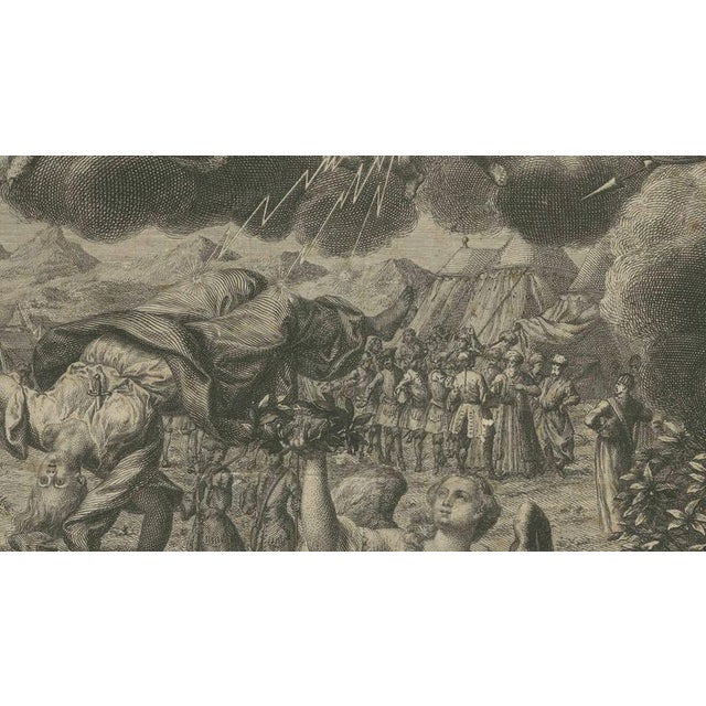 Allegory of Emperor Charles VI and the Habsburg Monarchy, 1720, Engraving For Sale - Image 5 of 13