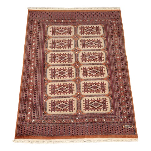 Vintage Bukhara Rug, Pakistan For Sale