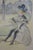 4 Antique Le Rire French Belle Epoque Satirical Comic Journal Framed Art 20" For Sale - Image 17 of 18