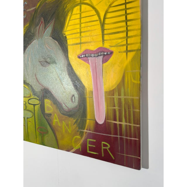 Steven E Robertson, Ten £ Banger, 2025, Oil on Canvas For Sale - Image 10 of 11