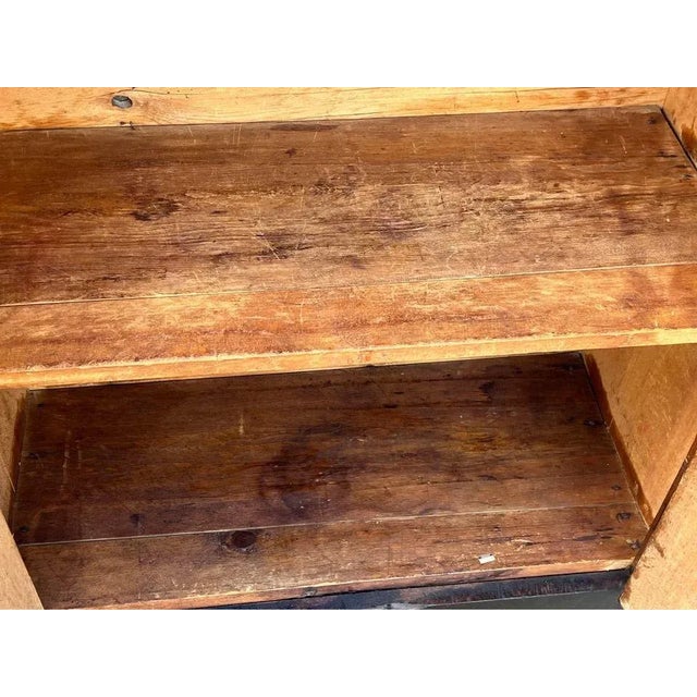 19th Century Antique Country Mahogany Stained Cabinet, 19th Century For Sale - Image 5 of 12