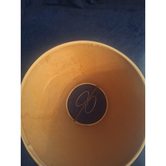 Vintage Cream Ceramic Table Lamp For Sale - Image 9 of 13
