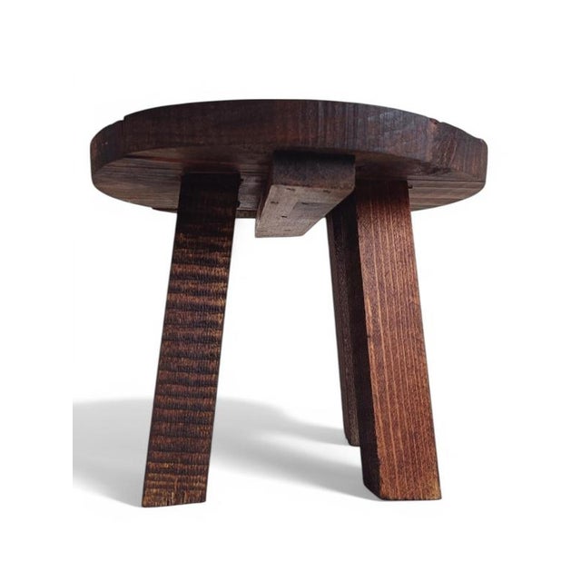 French Wooden Stool For Sale - Image 12 of 16