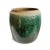 Boho Chic Vintage Green / Turquoise Ceramic Pot For Sale - Image 3 of 7
