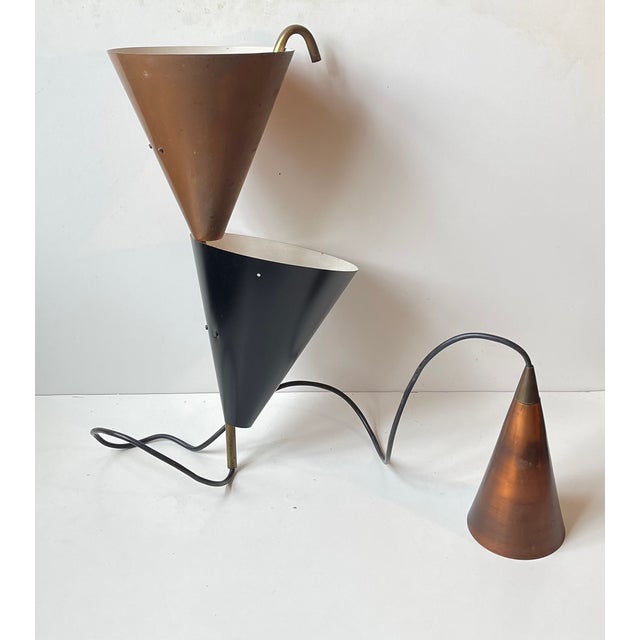 Mid-Century Modern Svend Aage Holm-Sørensen Double Pendant Lamp for Lyfa, 1950s For Sale - Image 3 of 10