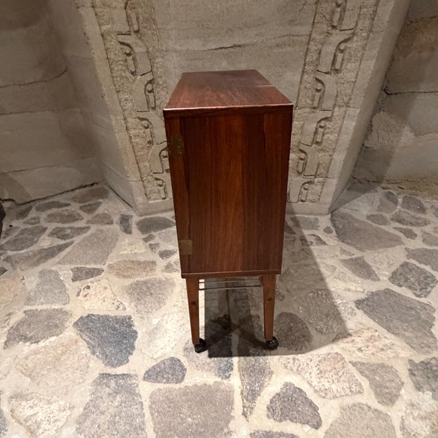 Danish Mid-Century Modern Cocktail Bar Cabinet Svend Langkilde Møbler For Sale - Image 17 of 17