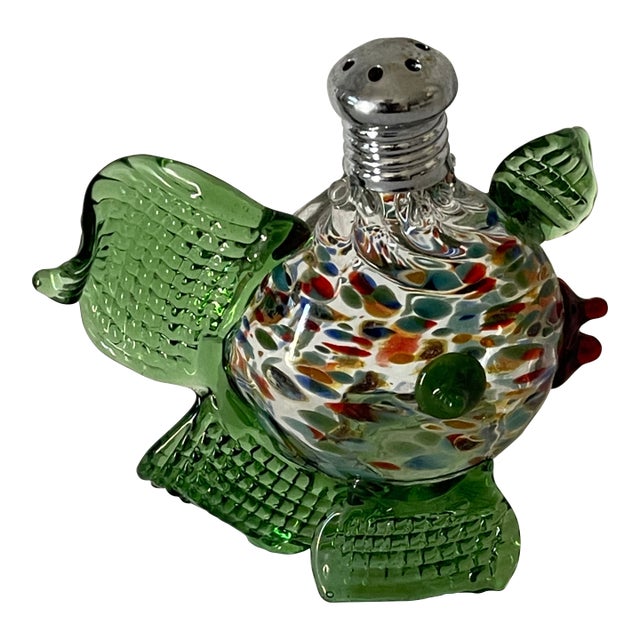 1960s Italian Glass Perfume Bottle Diffuser Fish For Sale