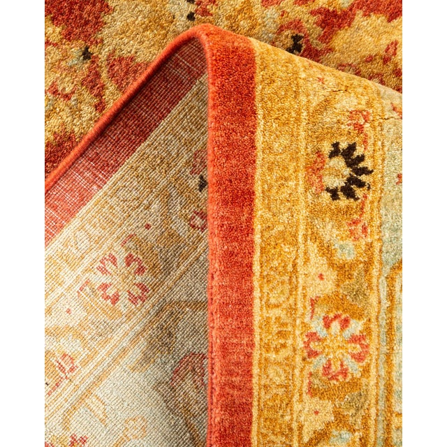 Mogul, One-of-a-Kind Hand-Knotted Area Rug in Orange, 6' 3" x 8' 10" For Sale In New York - Image 6 of 8