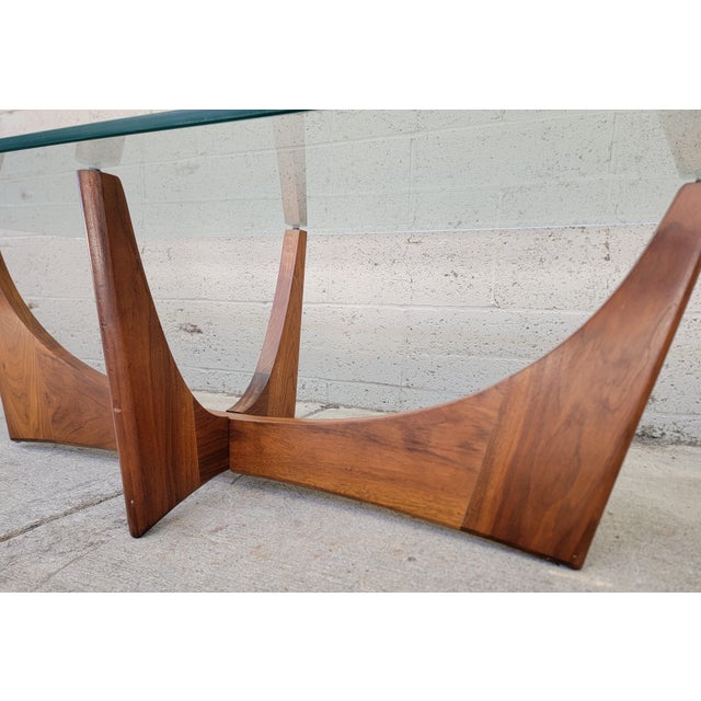 Brown Adrian Pearsall Sculptural "Stingray" Coffee Table #2399-Tc For Sale - Image 8 of 13