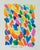 Françoise GALLE (1940) Poetic Pixel Colored pastel Signed in felt-tip pen by the artist On heavy paper laid down on black...