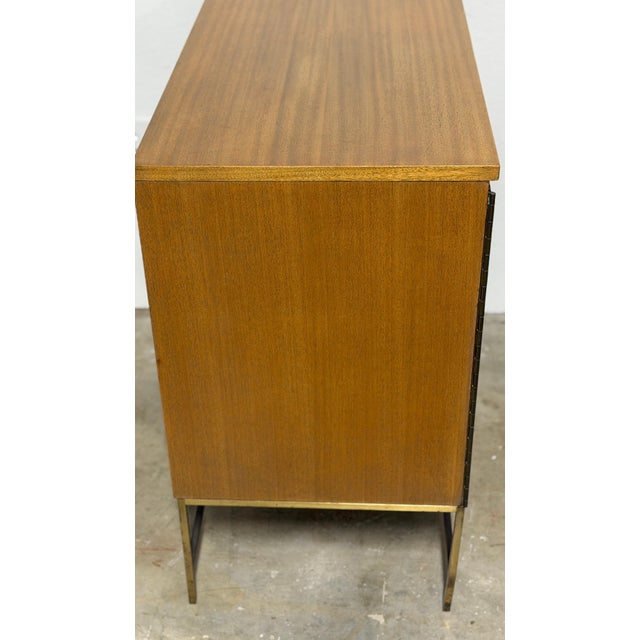 Wood Paul McCobb for Calvin “Irwin Collection” Diminutive Bi-Fold Cabinet or Dry Bar For Sale - Image 7 of 11