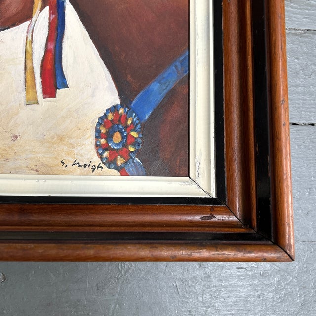 Contemporary Contemporary Original Horse Painting by Stephen Heigh “Best in Show” For Sale - Image 3 of 4
