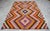 Textile Hand Woven Vintage Turkish Kilim Rug Flat Weave Area Rug Living Room Decor- 5′10″ × 9′3″ For Sale - Image 7 of 12