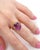 Vintage 18 Karat Gold Cocktail Ring For Sale - Image 3 of 8
