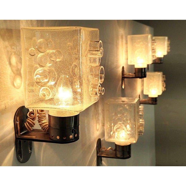 1960s Sconces by Albano Poli for Poliarte, 1960s, Set of 5 For Sale - Image 5 of 14