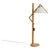 Danish Scandinavian Modern Floor Lamp Attributed to Domus, 1970s For Sale