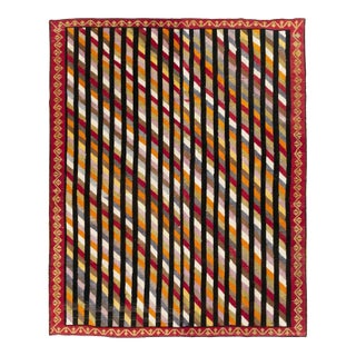 Galerie Shabab Collection Mid-20th Century Handmade Turkish Art Deco Style Small Room Size Carpet For Sale