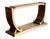 Cerused Ash Fluted Console Table For Sale