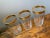 Vintage Mid 20th Century Glass Tumblers With Gold Rim - Set of 6 For Sale In Chicago - Image 6 of 9