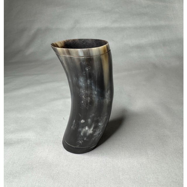 Vintage Rustic European Horn Vases, a Pair For Sale - Image 12 of 12