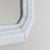 1970s Mirror White Wall Mirror with Ceramic Frame, 1950s For Sale - Image 5 of 12