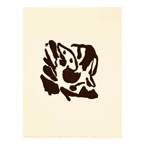 Jean Arp Woodcut Untitled C16 Published 1982