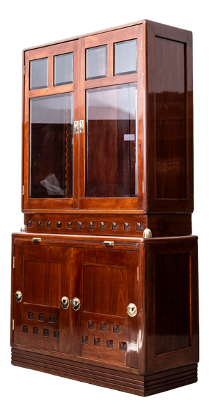 Art Nouveau Bookcase by the Circle of Prof. Josef Hoffmann / Joseph Maria Olbrich, Vienna, Austria, 1901
