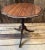 Vintage Pie Crust three legged table. Fluted and carved base. The top has been refinished. Nice size and very stable....