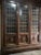 1950s Walnut and Lead Glass Bookcase, Italy, 1950s For Sale - Image 5 of 18
