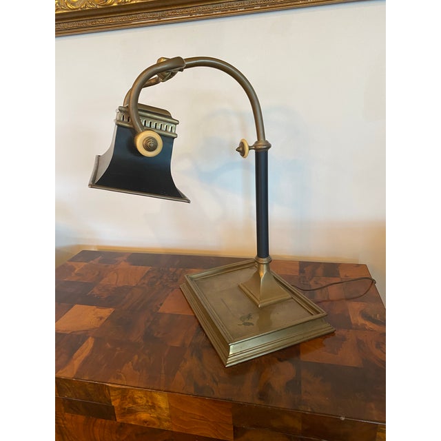 Vintage Chapman Brass Desk Lamp For Sale - Image 9 of 10