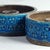 Ceramic Italian Rimini Blue Ceramic Candleholders by Aldo Londi for Bitossi, 1970s, Set of 2 For Sale - Image 7 of 11