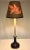 Cabin Vintage Candlestick Table Lamp With Handmade Shade With American Pintail Ducks For Sale - Image 3 of 12