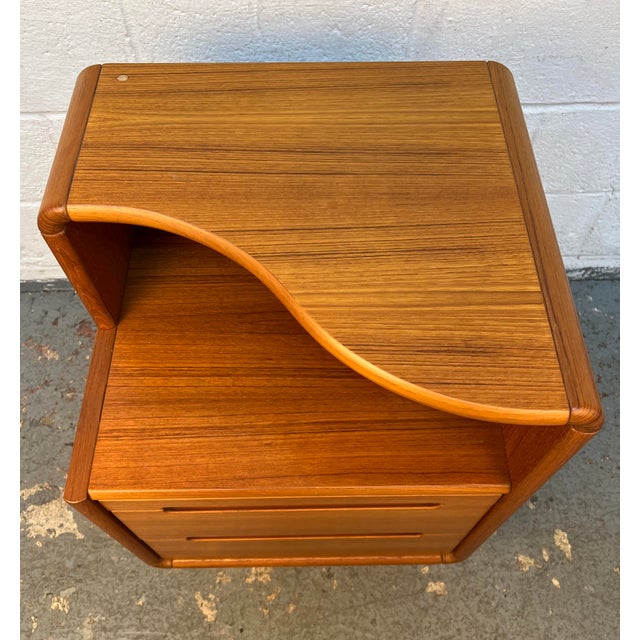 Mid-Century Teak Nightstand by Sun Cabinet For Sale - Image 4 of 16