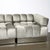 Metal Mid-Century Harvey Probber 4-Piece Deep Tufted Modular Sofa in Platinum Velvet For Sale - Image 7 of 17