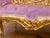 Wood Late 20c Artisan Louis XVI Gold Rose Beech Settee For Sale - Image 7 of 9