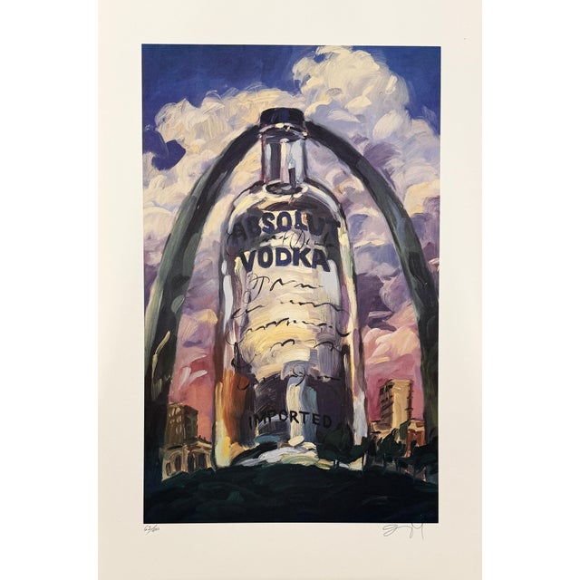 1990s “Absolut Statehood” a Folio of 51 Lithographs Representating Each State, plus DC For Sale - Image 5 of 18