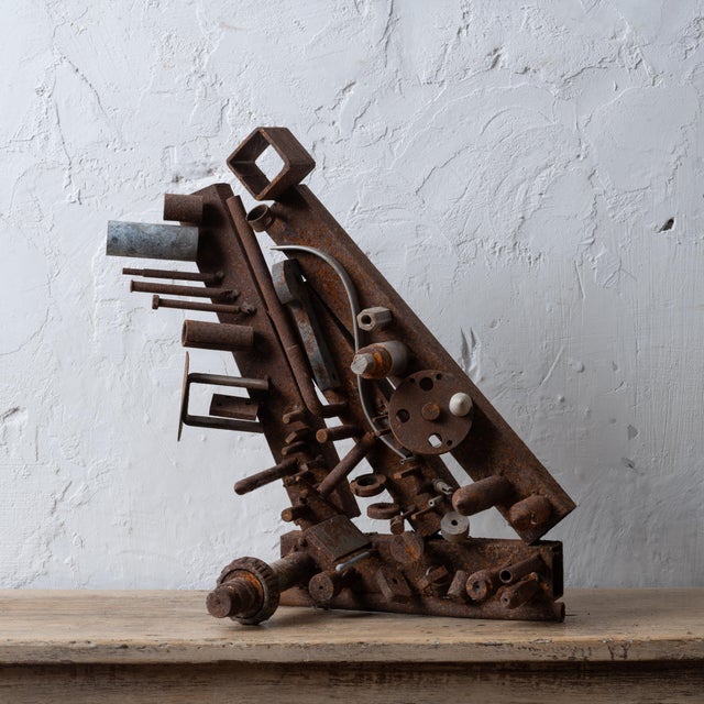 Abstract Giovanni 'John’ Bucci Metal Art Sculpture, 1960s For Sale - Image 3 of 12